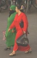 Moroccan Women, Place Jemaa el-Fna, Marrakech
